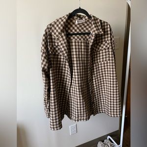 Brown Plaid Flannel